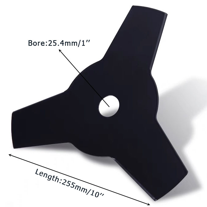 10-дюймовое лезвие кустореза 3T, головка триммера для газонокосилки